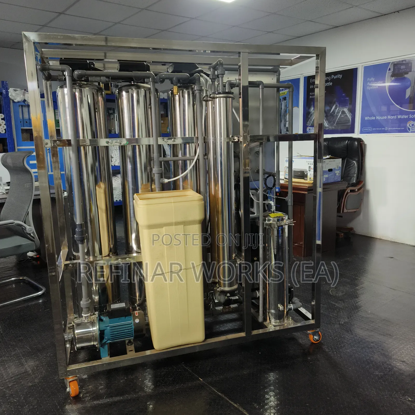 Large-Scale Reverse Osmosis Plant - 500 Liters Per Hour