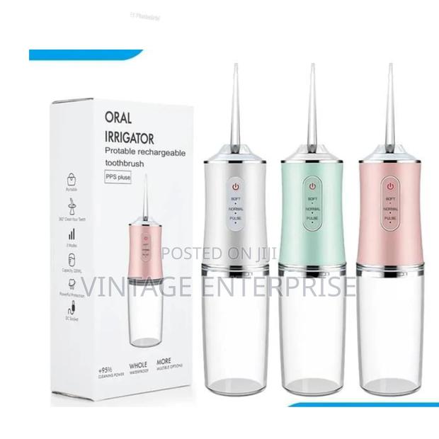 4 Nozzles Oral Irrigator Portable Dental Water Flosser