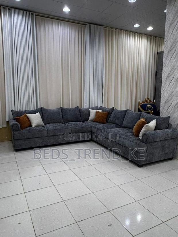 Upscaled 7 Seater L Sofa Set