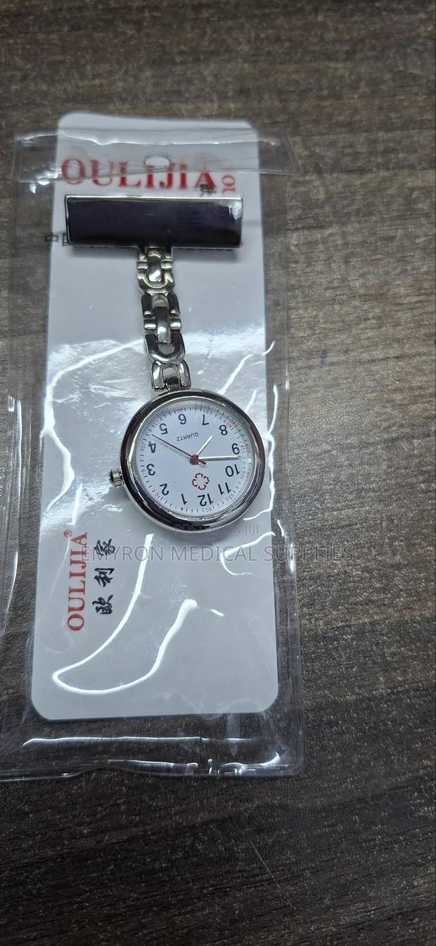 Mettalic Nurse Watch