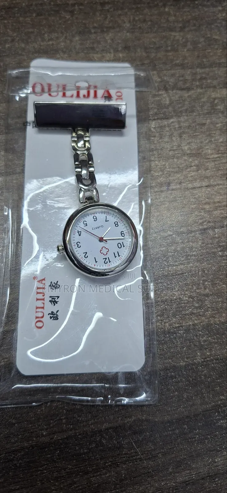 Mettalic Nurse Watch