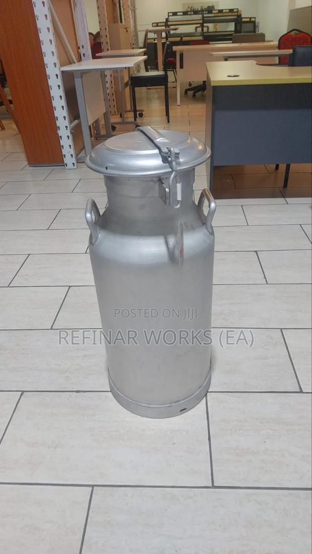 Aluminum Milk Cans With Lock - 50ltrs