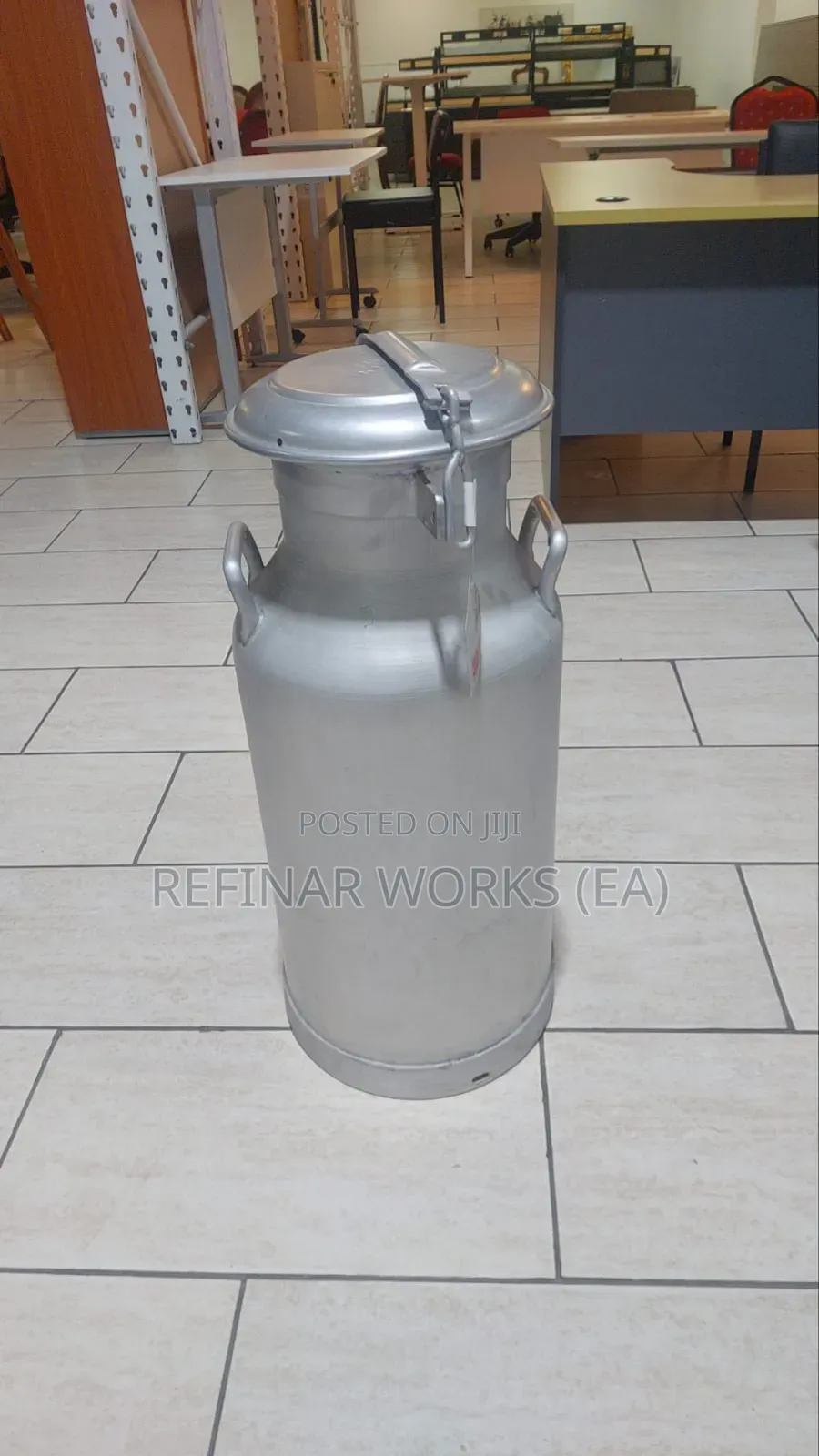 Aluminum Milk Cans With Lock - 50ltrs