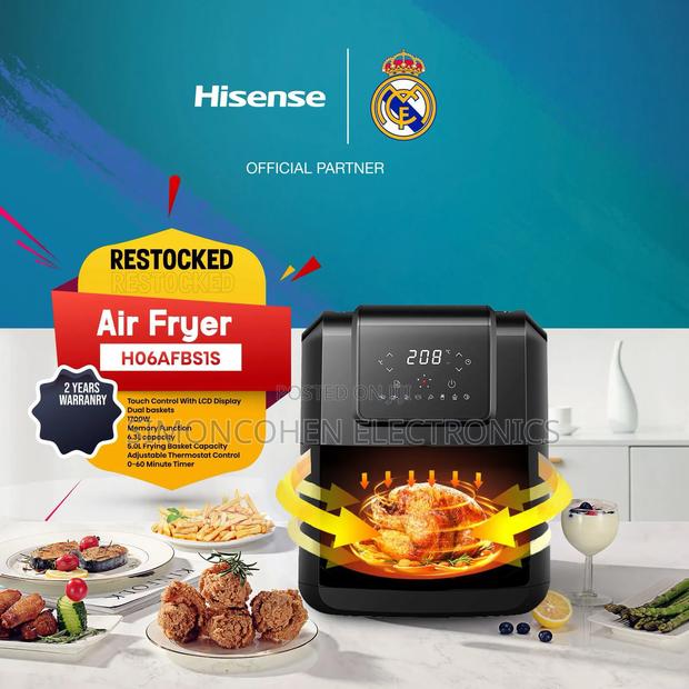 Hisense 6.3l Air Fryer