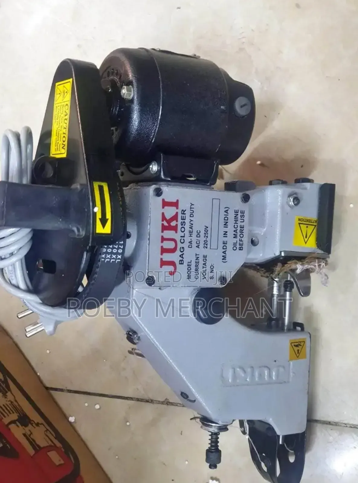 Juki Sealing Machine/ Electric Portable Bag Closer Machine