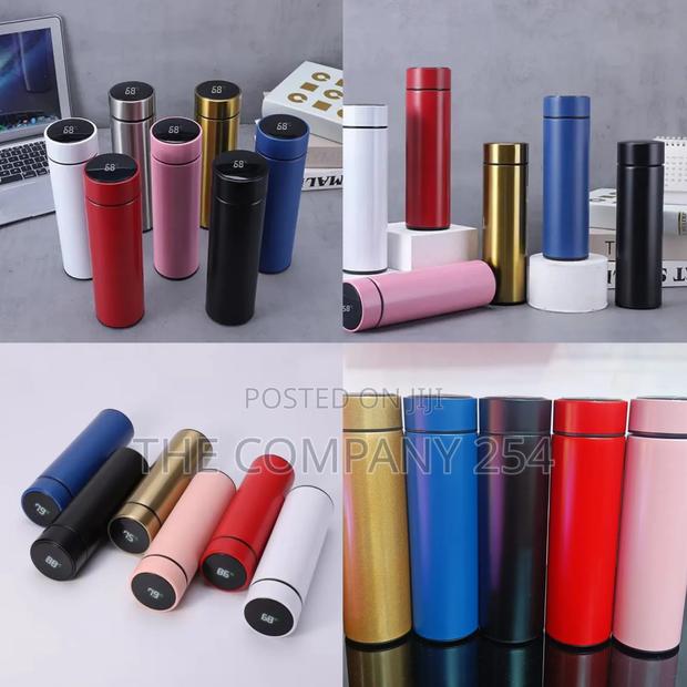 Water Bottles Thermos Stainless Steel Intelligent Vacuum Flasks