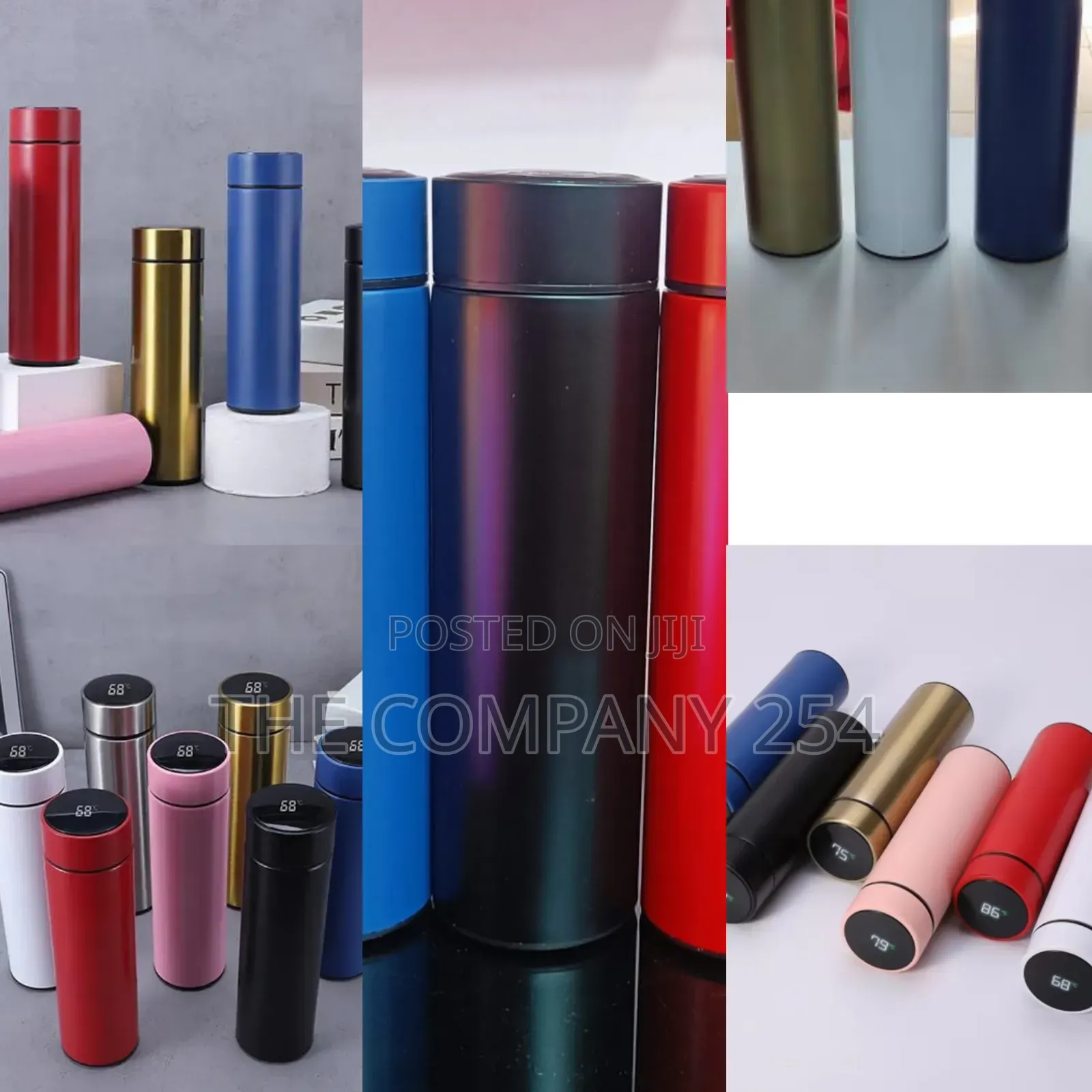 Water Bottles Thermos Stainless Steel Intelligent Vacuum Flasks