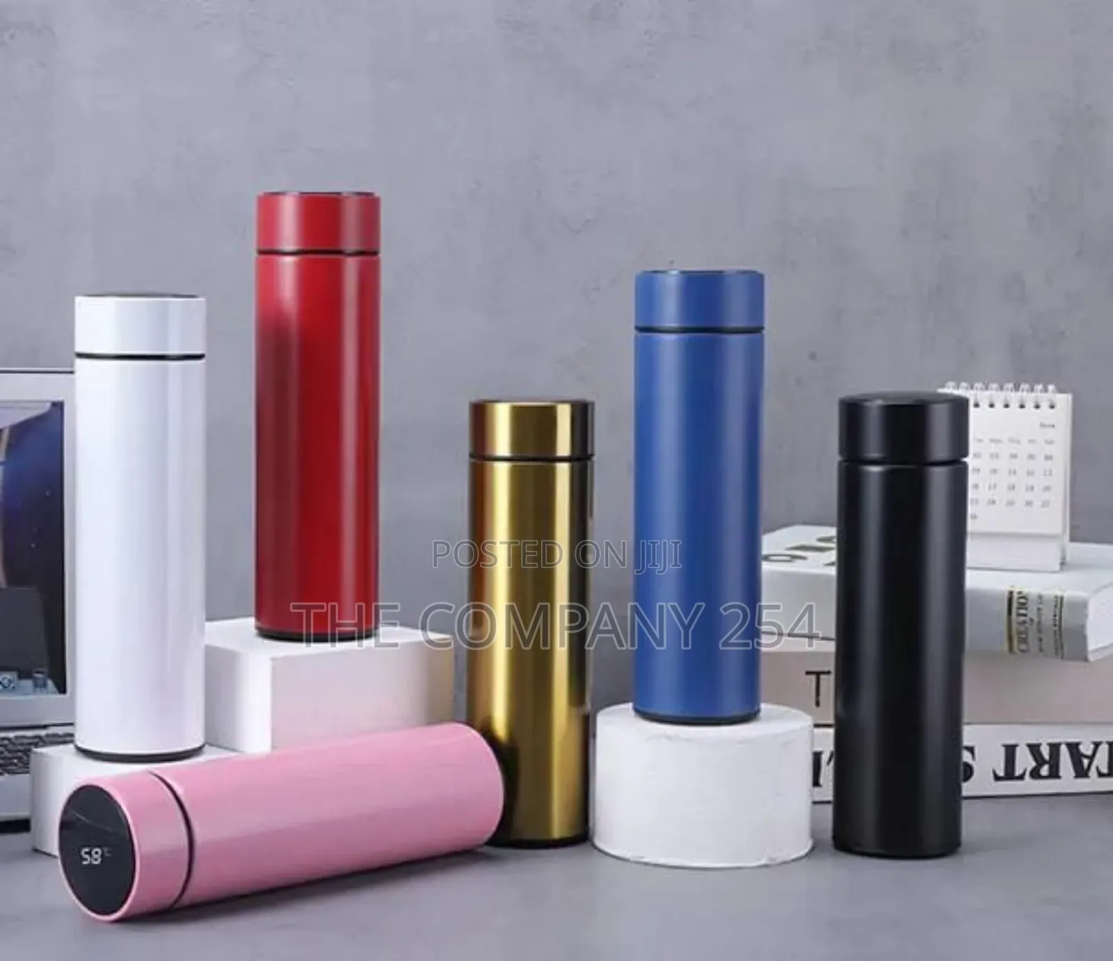 Water Bottles Thermos Stainless Steel Intelligent Vacuum Flasks