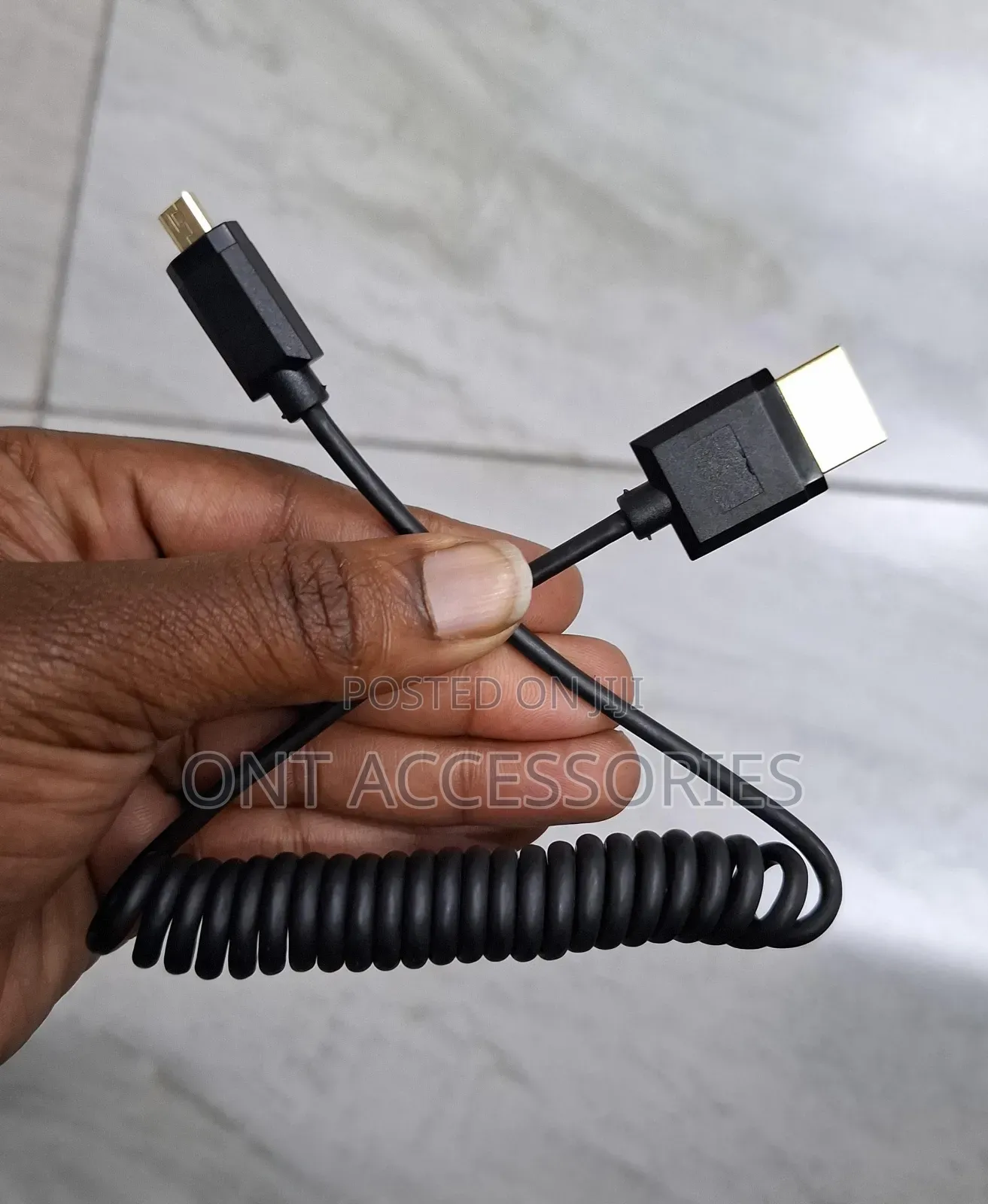 Micro Hdmi 1.2m Coiled Adapter