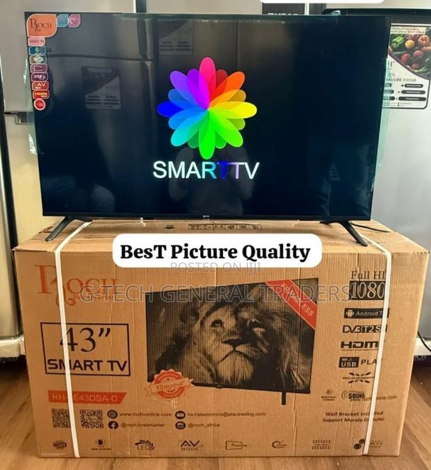 Roch 43inch Smart Android, Frameless Led Tv - main view