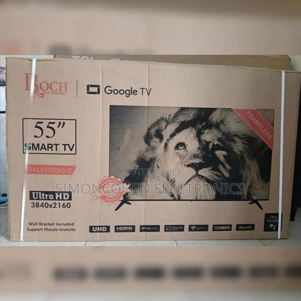 Roch 55 Inch Smart Google Frameless Tv - thumbnail 3
