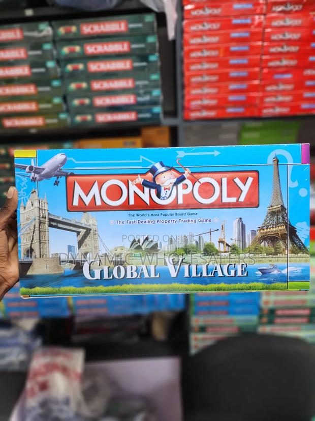 Monopoly Global Village Board Game. - main view