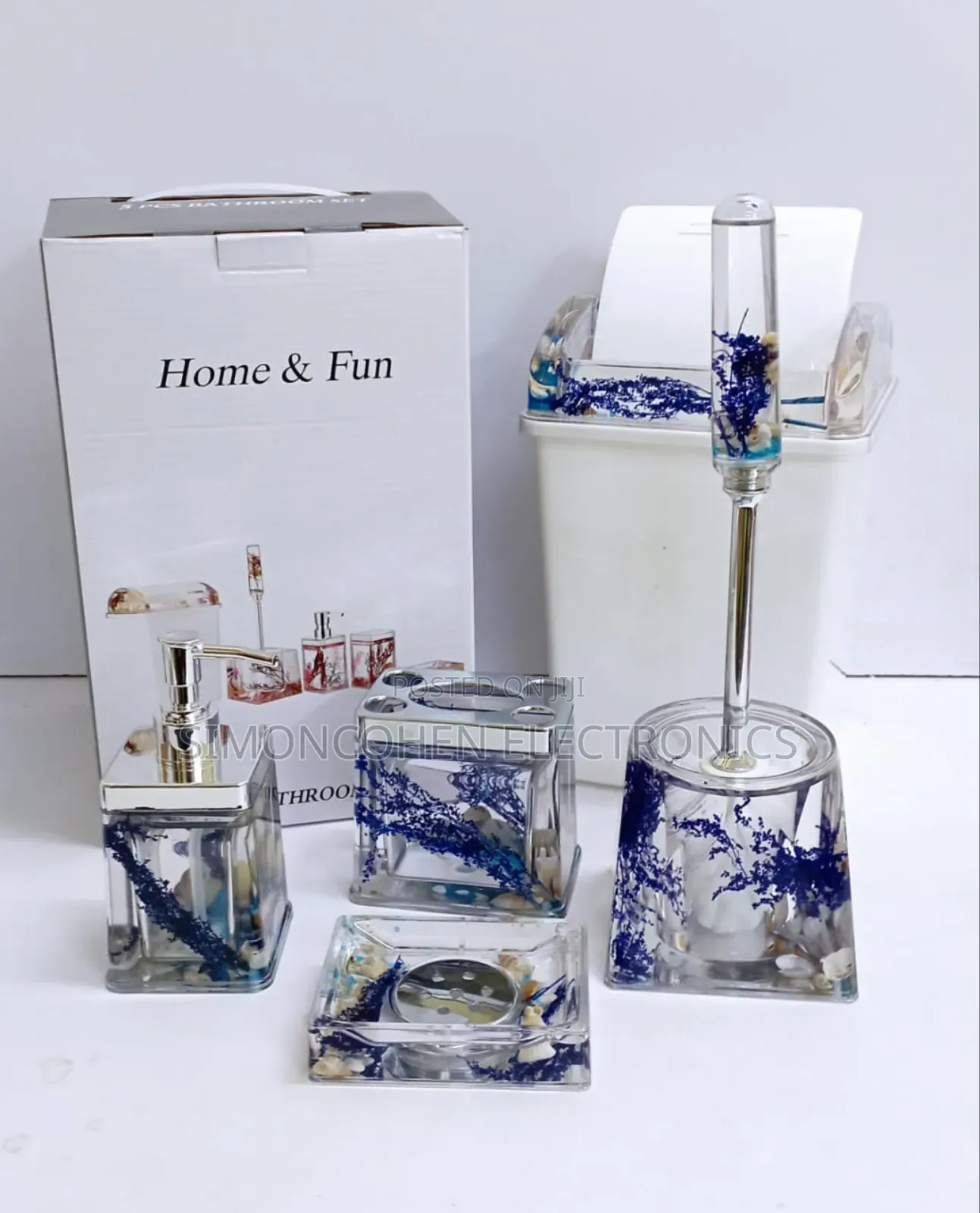 6 In 1 Bathroom Set