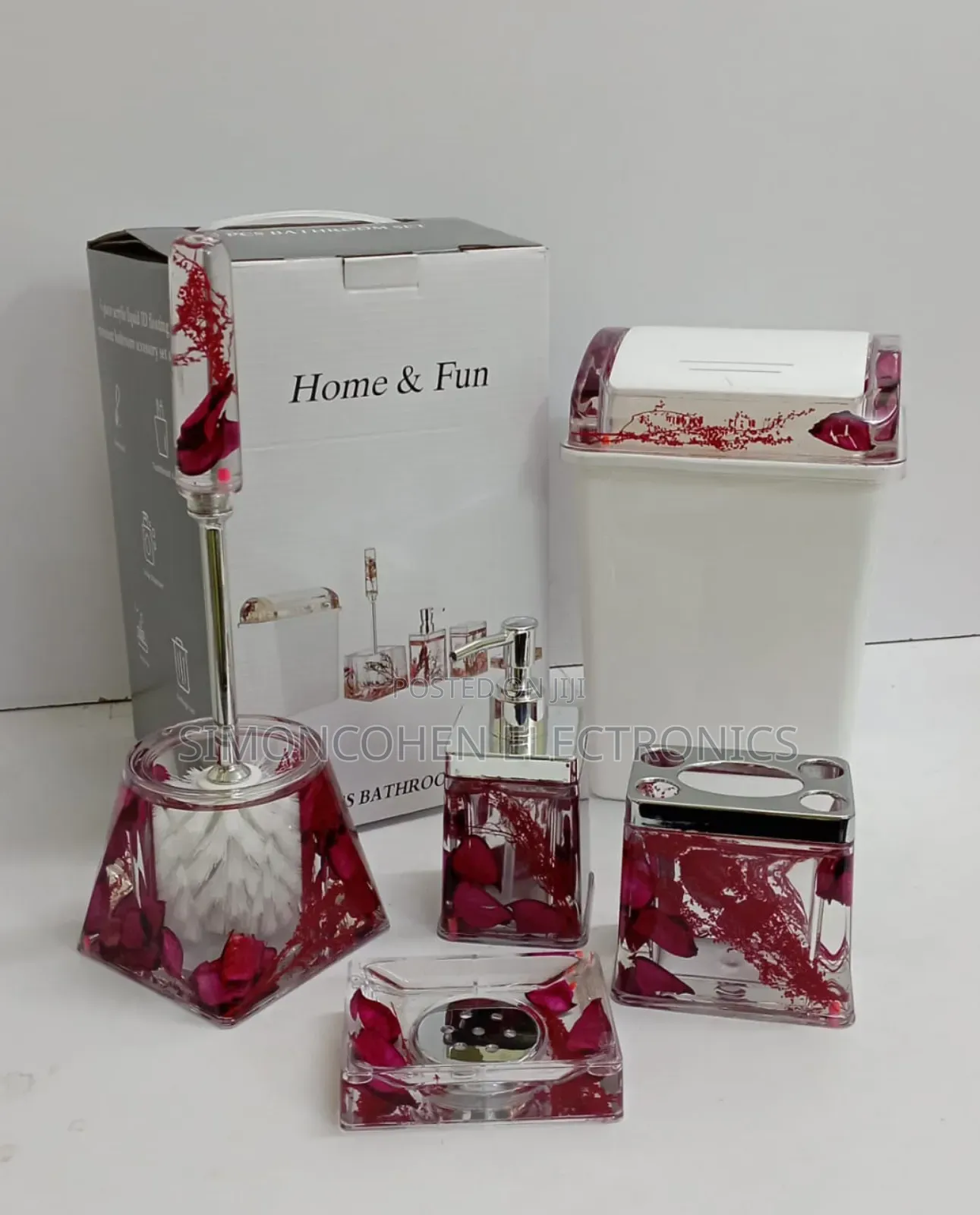 6 In 1 Bathroom Set