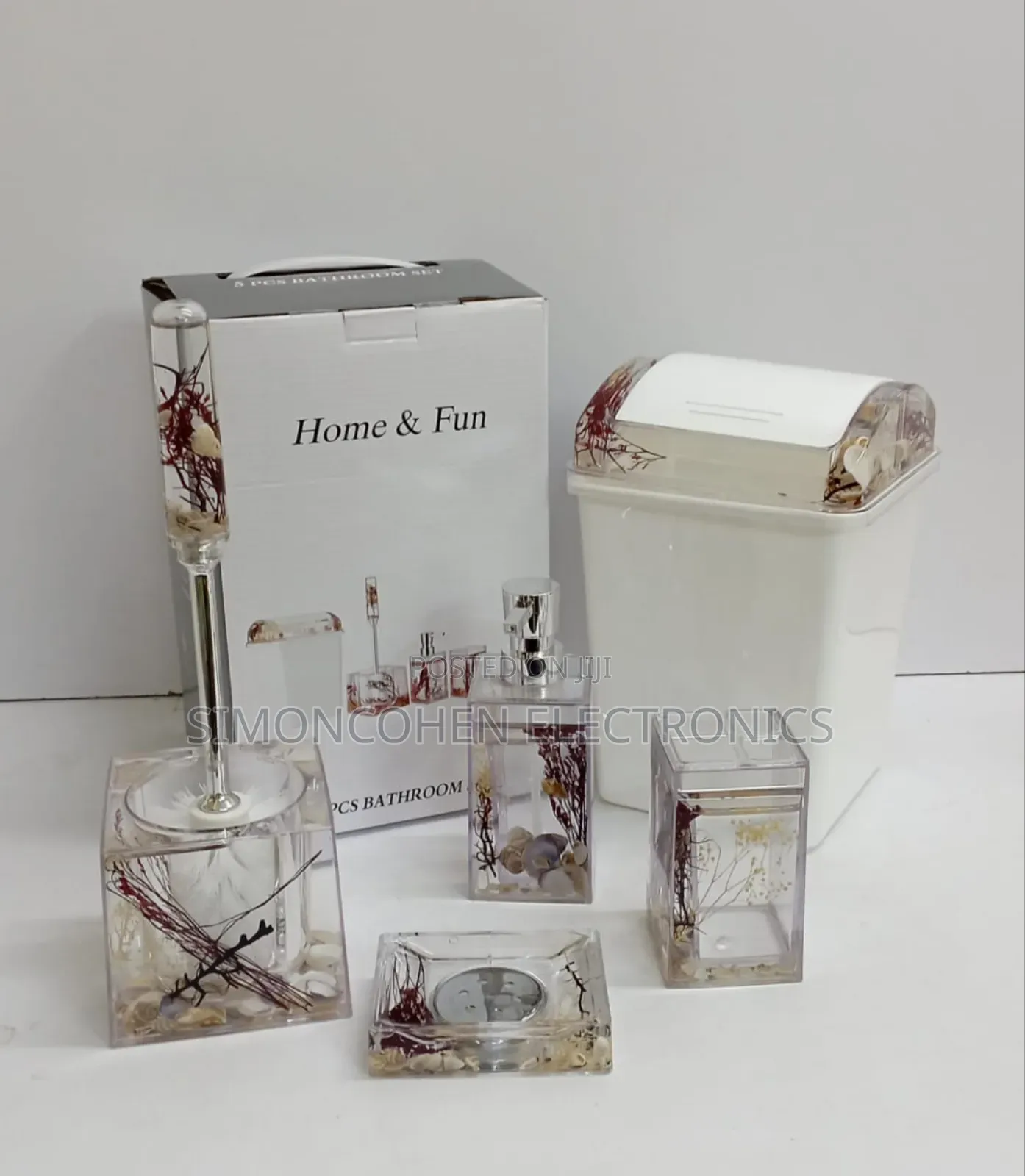 6 In 1 Bathroom Set