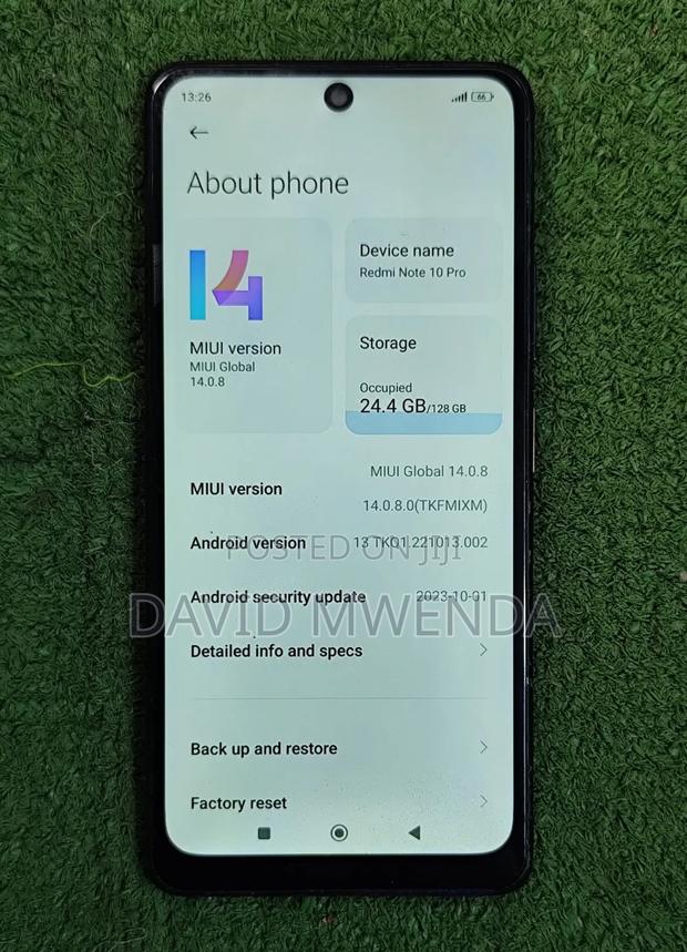 Xiaomi Redmi Note 10 Pro Max 128 GB Red