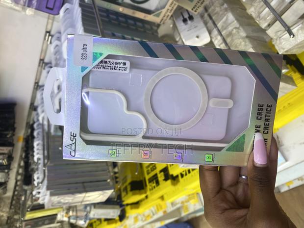 Asqav Samsung Galaxy S23 Ultra Newskin Case With Magsafe -White
