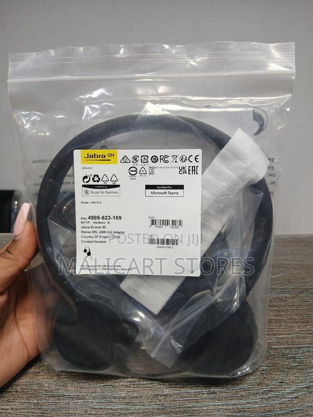 Jabra Evolve 20 Ms Stereo Usb-a/C Headset - main view