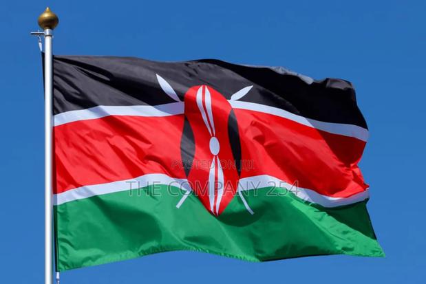 Kenyan National Flag Quality Check Size:- 150cm×90cm - main view