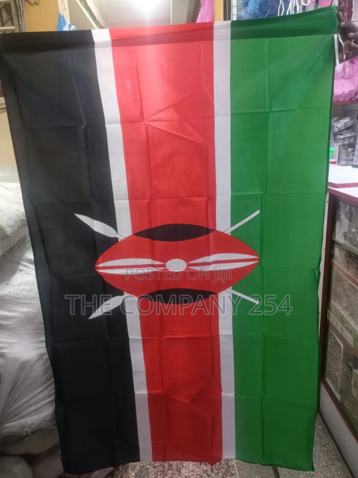 Kenyan National Flag Quality Check Size:- 150cm×90cm