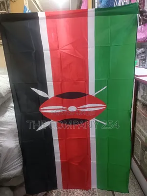 Kenyan National Flag Quality Check Size:- 150cm×90cm