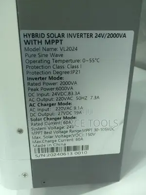 2kva 24volts Solarmax Hybrid Inverter