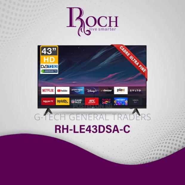 Roch 65inch Google 4k Frameless Led Tv, Youtube, Netflix