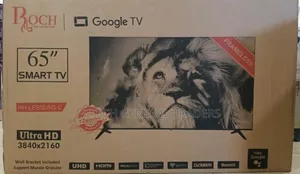 Roch 65inch Google 4k Frameless Led Tv, Youtube, Netflix