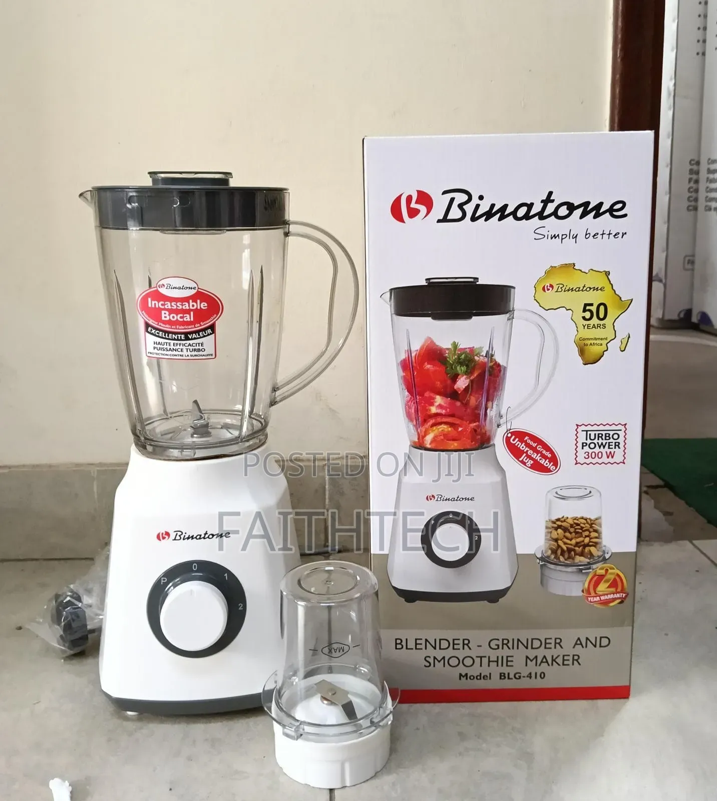 Binatone 2 in 1 Blender-Grinder