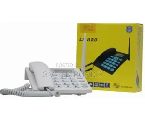Sq Mobile Dual Sim GSM Desktop Phone With Fm M-Pesa Functions–White.
