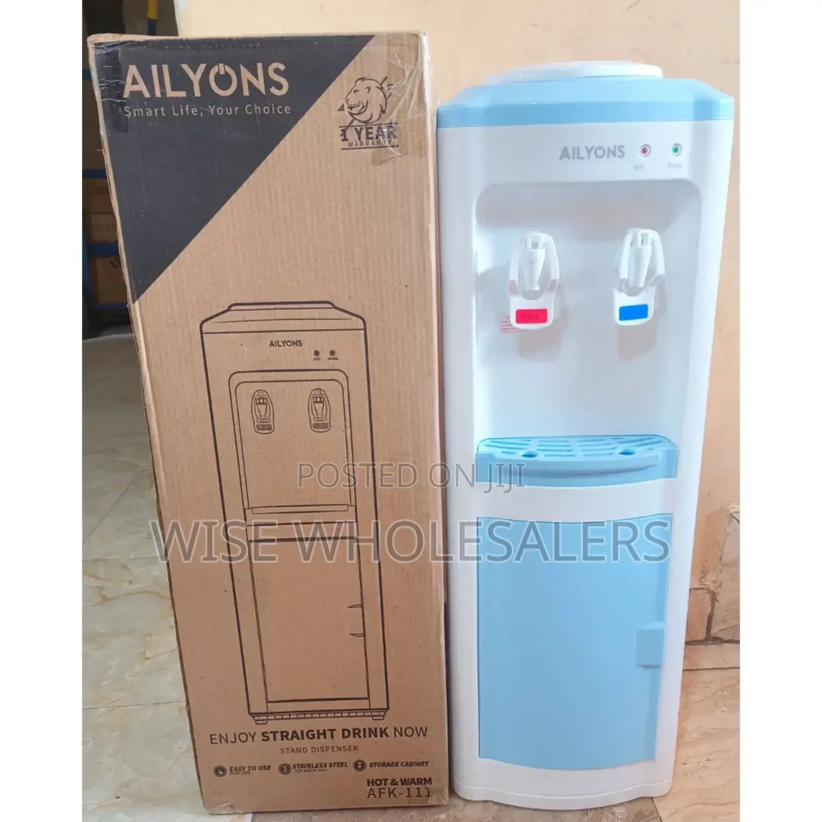 Ailyons Afk-113 Hot And Normal Standing Water Dispenser.