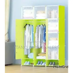 3 Column Plastic Wardrobe