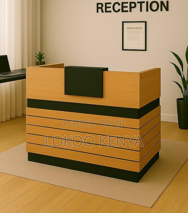 Office Desk : 1200mm Reception Counter Table - thumbnail 3