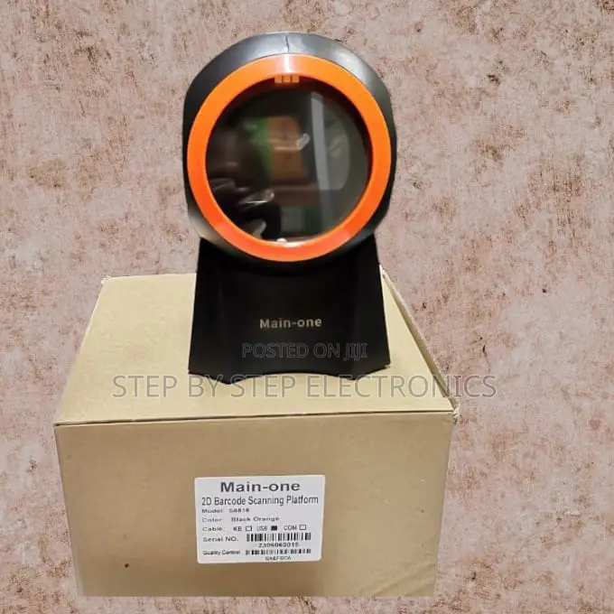 Omnidirectional 1d 2d Usb Pos Round Table Mount Laser Barcode Scanner