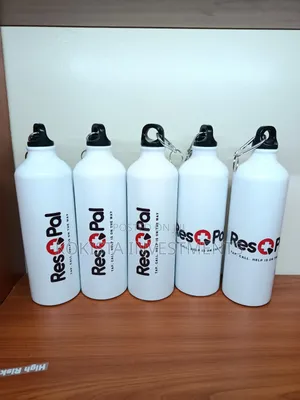 White Aluminium Water Bottles