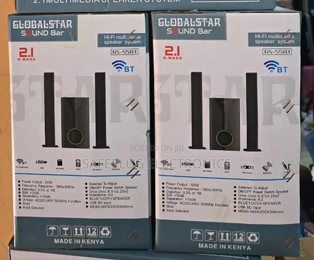 2.1ch Globalstar Sub Woofer System Bt/Usb/Fm Tall Boy (V527 Model)