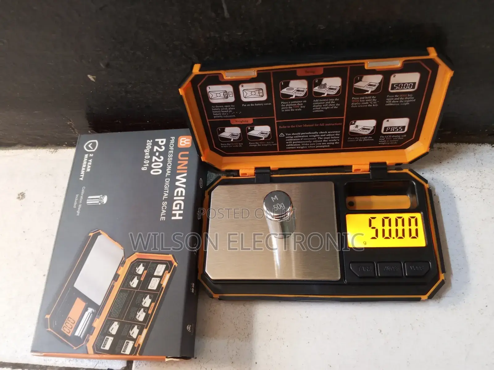 P2-200 Pocket Mini Scale. 200g/0.01g