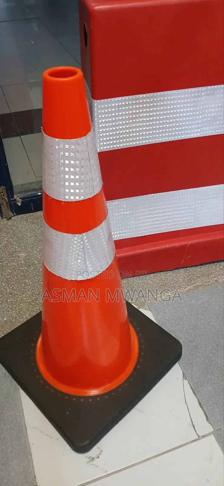 Reflective Road Cones Red-white 75cm