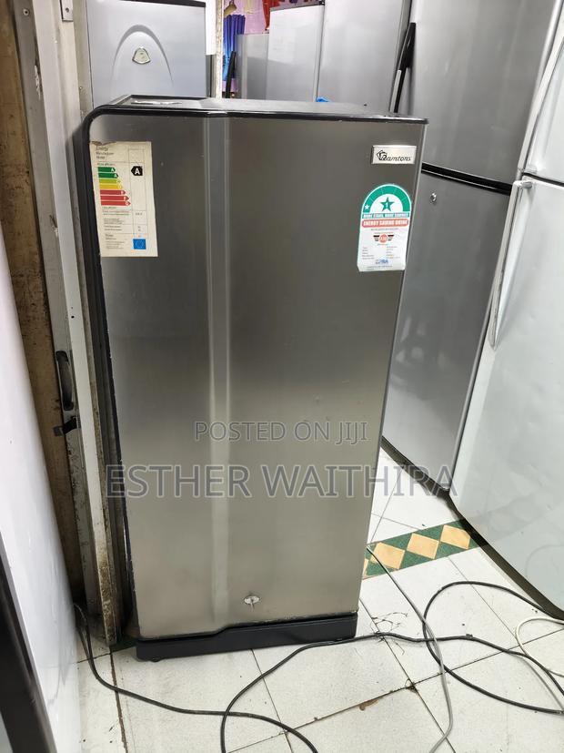 Ramtoms Single Door Fridge Silver Painted - main view