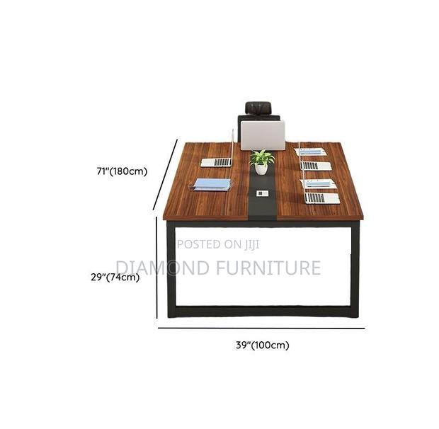 Office Furniture; {240cm X 120cm} Rectangular Office Conference Table - thumbnail 2