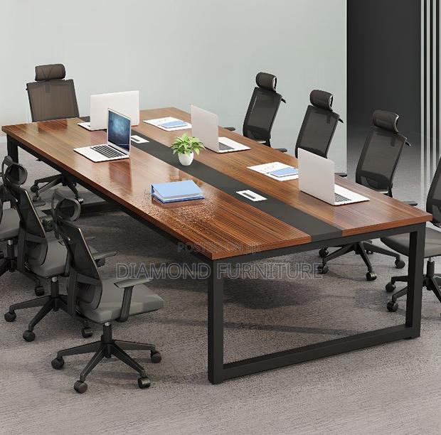 Office Furniture; {240cm X 120cm} Rectangular Office Conference Table - thumbnail 5