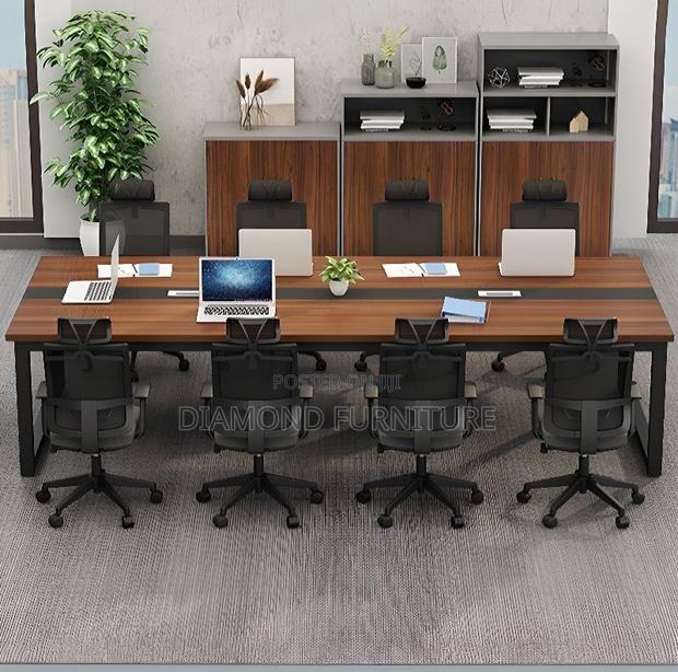 Office Furniture; {240cm X 120cm} Rectangular Office Conference Table - thumbnail 6