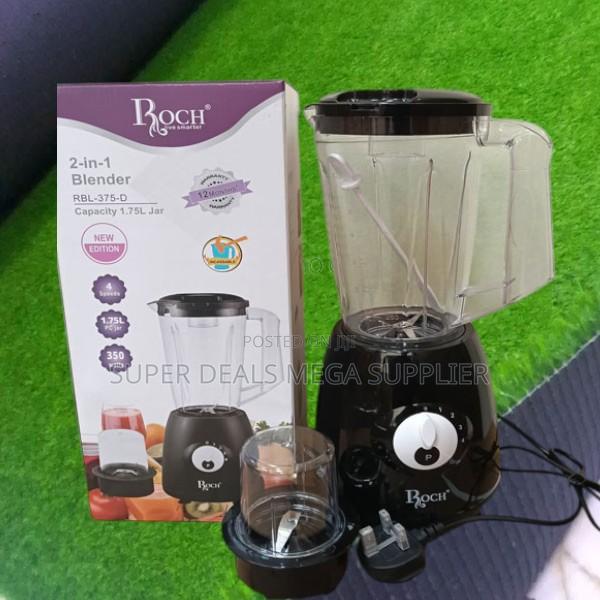 Roch 2 in 1 Blender –1.75 Litres Jar + Grinder for Multipurpose Use