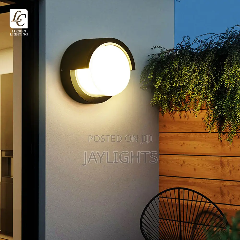Black 20w Cob Led Bulkhead Wall Outdoor Decor Waterproof