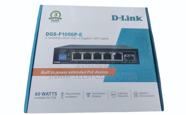 D-Link 6-Port Gigabit Poe Switch - DGS-F1006p