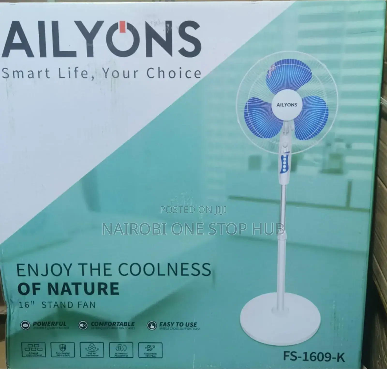 Ailyons Standing 16 Inch Fan