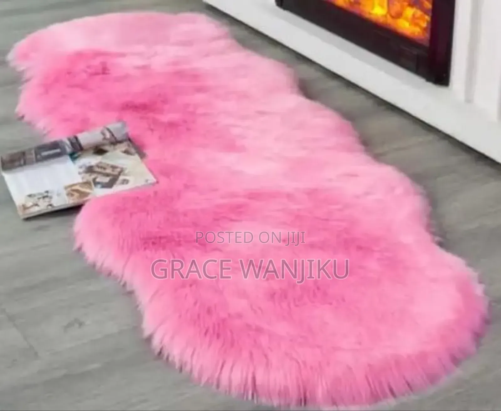 Fluffy Bedside/Dashboard Mat