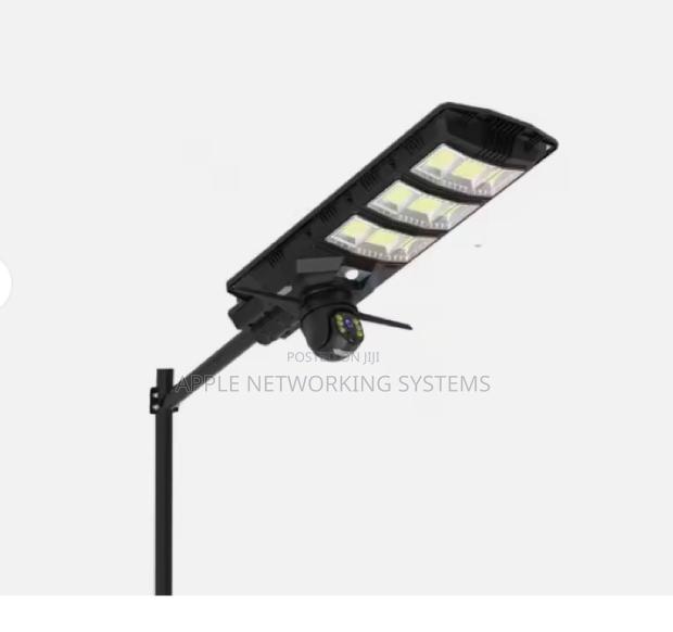 4g Pt Camera With Solar Streetlight - main view