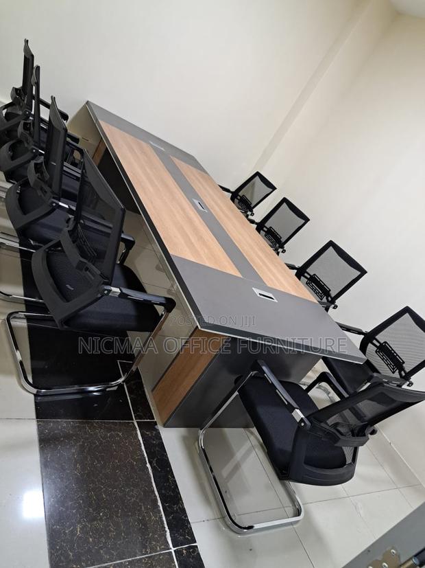 Premium Finish + Cable Ports Boardroom Table