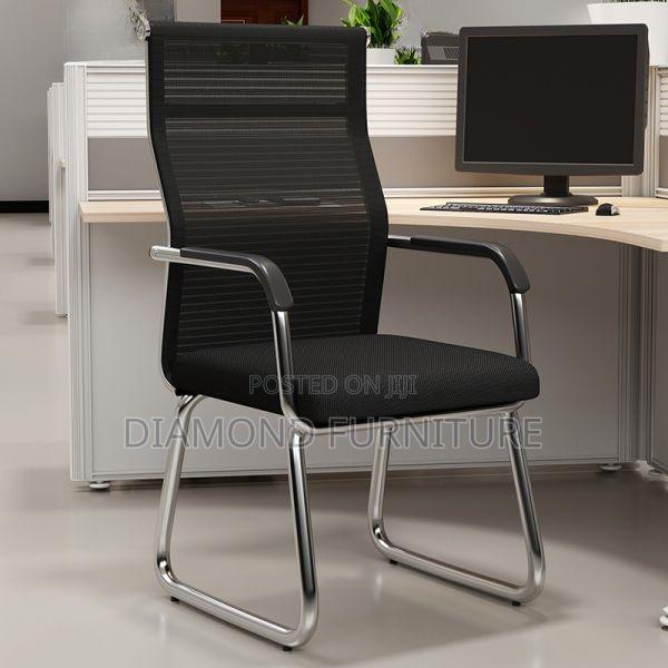Office Furniture; Comfortable Mesh Office Visitors Guest {Seat Chair}